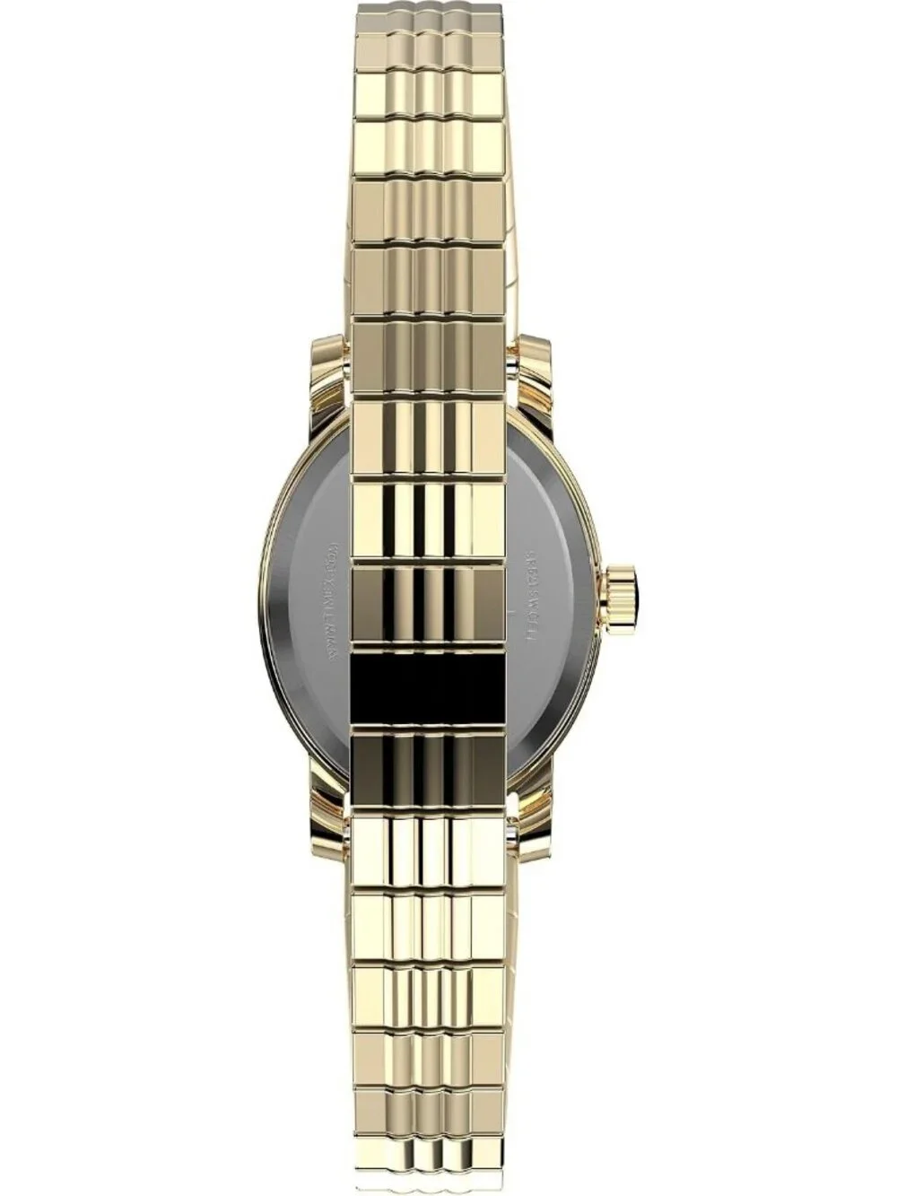Women's Gold White Analog Quartz Cavatina Pearl Dial Oval Classic Wrist Watch